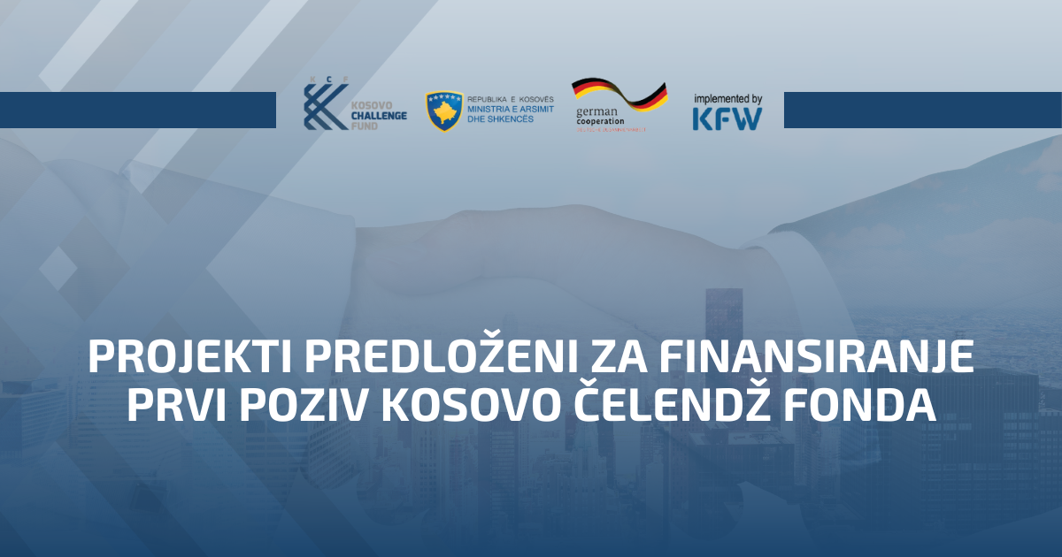 projekti predloženi za finansiranje kosovo kcf